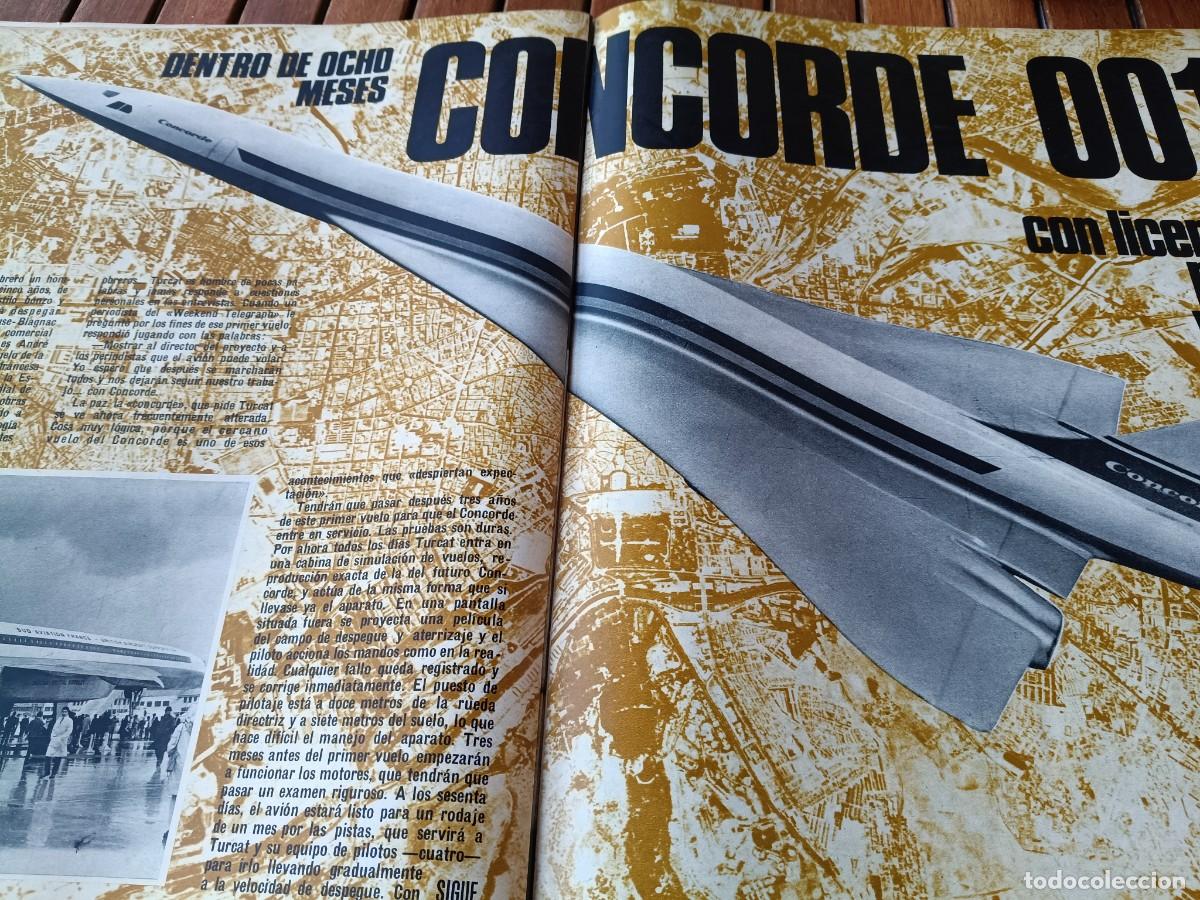 Coleccionismo de revistas y peri&oacute;dicos: EL CONCORDE, LISTO PARA INICIAR SU VUELO. 4 P&Aacute;GINAS DE TRIUNFO, 1967