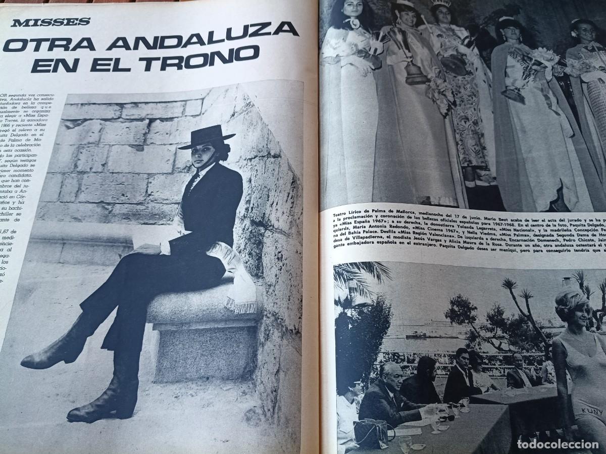 Coleccionismo de revistas y peri&oacute;dicos: PAQUITA DELGADO, NUEVA MISS ESPA&Ntilde;A. ARTICULO DE TRIUNFO, 1967