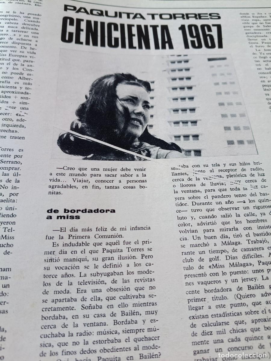 Coleccionismo de revistas y peri&oacute;dicos: PAQUITA TORRES, MISS EUROPA. ARTICULO DE TRIUNFO, 1967