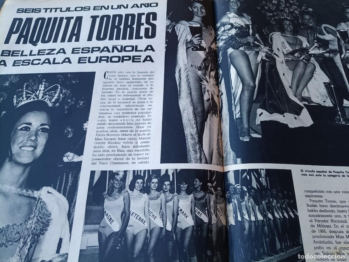 Collectionnisme de Revues et Journaux: PAQUITA TORRES ELEGIDA MISS EUROPA. ART&Iacute;CULO DE TRIUNFO, 1967