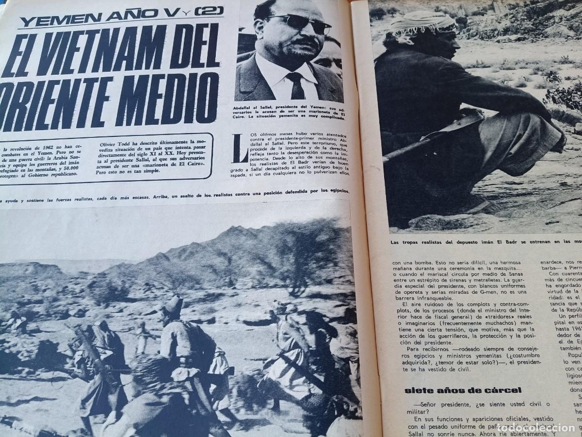 Coleccionismo de revistas y peri&oacute;dicos: GUERRA CIVIL EN YEMEN. 4 P&Aacute;GINAS DE TRIUNFO, 1967