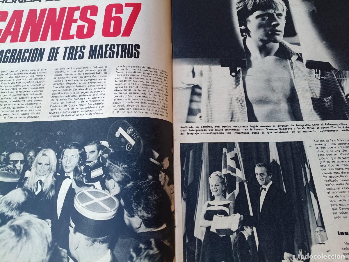 Collectionnisme de Revues et Journaux: FESTIVAL DE CANNES BRIGITTE BARDOT VIRNA LISI MONICA VITTI VANESSA REDGRAVE 8 P&Aacute;GINAS D TRIUNFO 1967