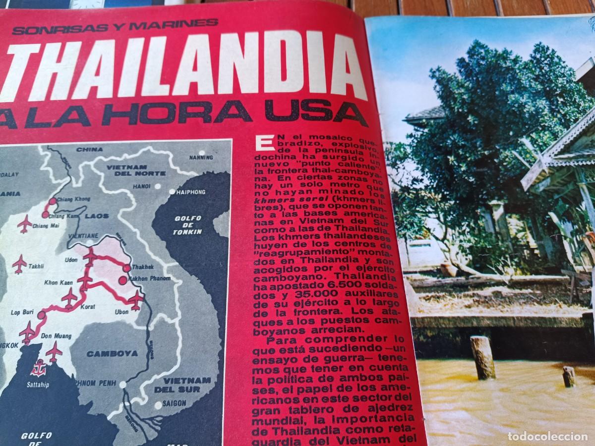 Collection Magazines and Newspapers: TAILANDIA: REBELI&Oacute;N DE LOS KHMERS LIBRES CONTRA GOBIERNO Y EJERCITO USA. 9 P&Aacute;GINAS DE TRIUNFO 1967
