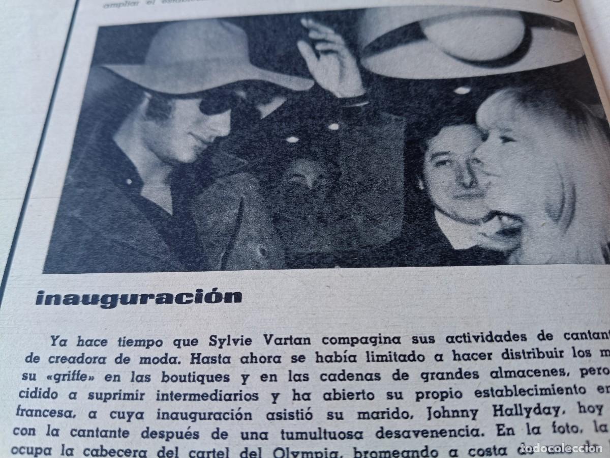 Collectionnisme de Revues et Journaux: SYLVIE VARTAN INAUGURA SU PROPIA BOUTIQUE EN PAR&Iacute;S. PEQUE&Ntilde;O ART&Iacute;CULO DE TRIUNFO 1967