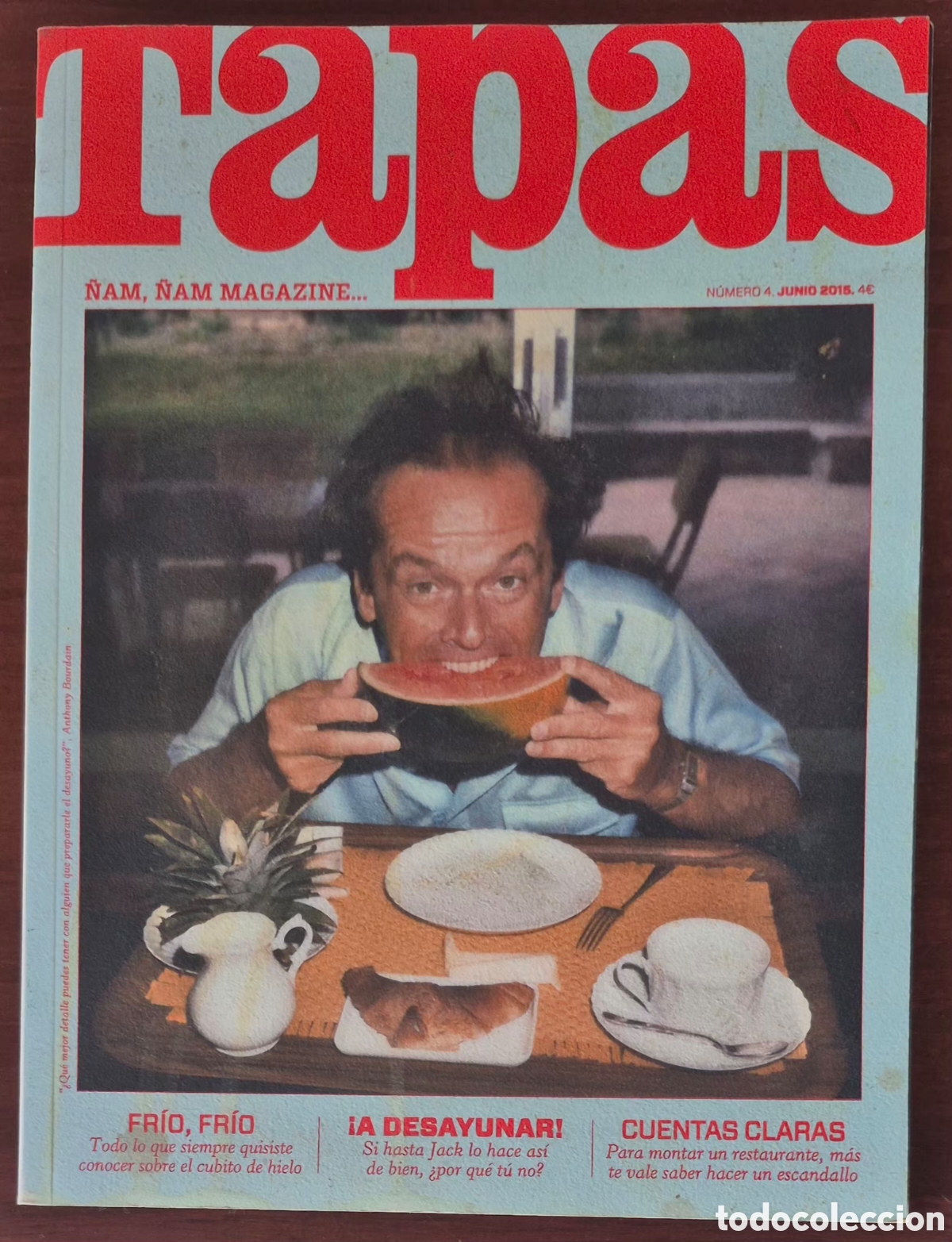 Collectionnisme de Revues et Journaux: TAPAS - &Ntilde;AM, &Ntilde;AM MAGAZINE - N&Uacute;MERO 4 JUNIO 2015