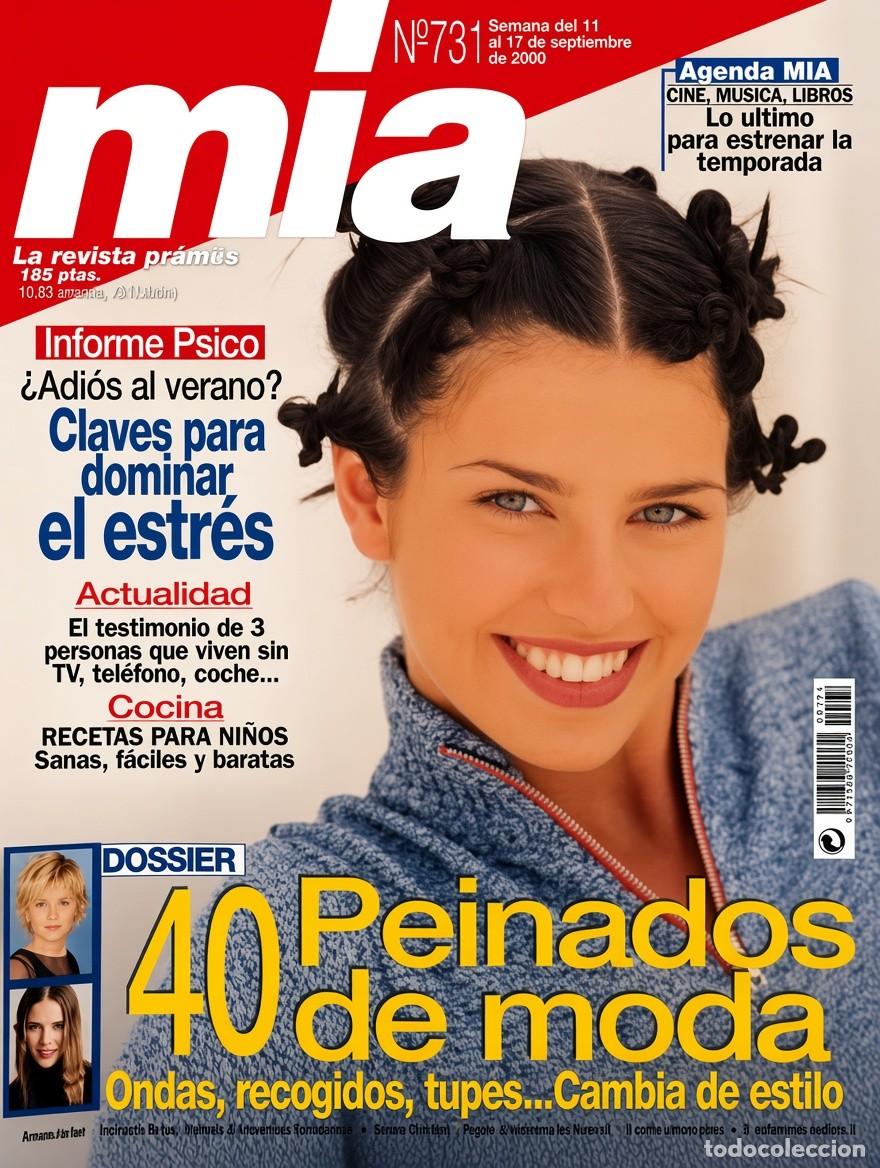 Coleccionismo de revistas y peri&oacute;dicos: mia n 731--11-17 sep 2000--dominar estres-recetas para ni&ntilde;os-40 peinados moda-agenda cine musica lib