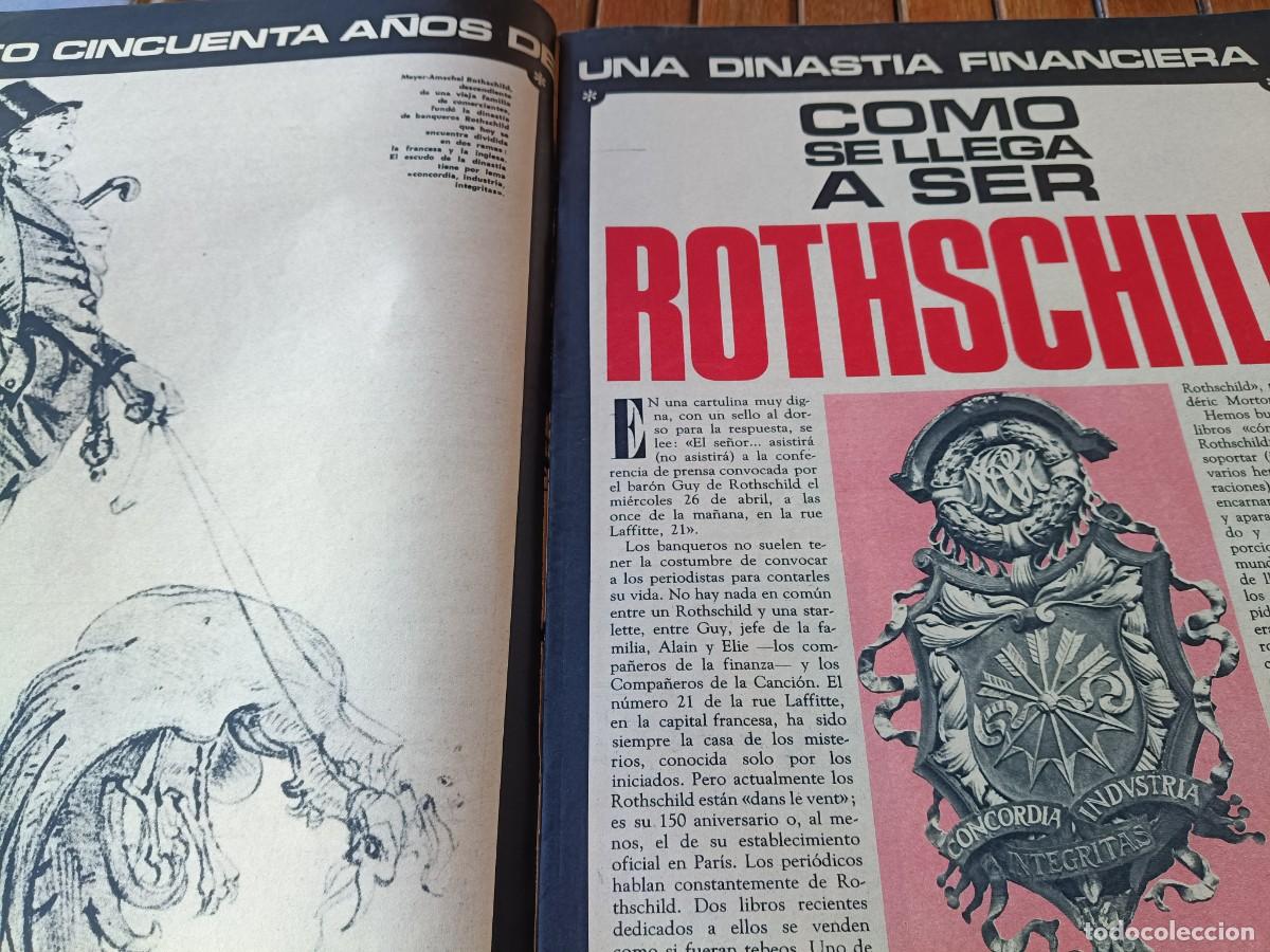 Sammeln von Zeitschriften und Zeitungen: HISTORIA DE LA FAMILIA FINANCIERA ROTHSCHILD. 6 P&Aacute;GINAS DE TRIUNFO 1967