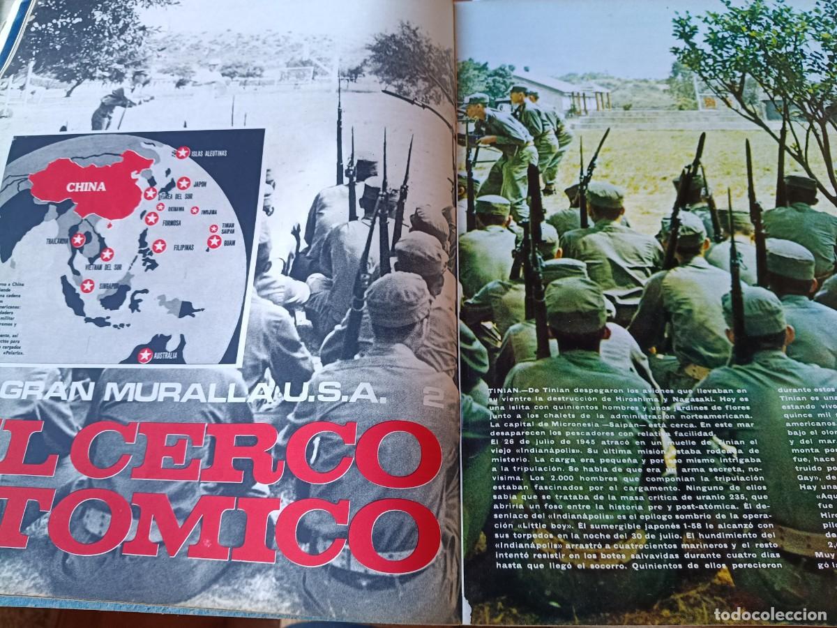 Collectionnisme de Revues et Journaux: CHINA CERCADA POR BASES U.S.A. CON ARMAMENTO AT&Oacute;MICO. 10 PAGINAS DE TRIUNFO 1967