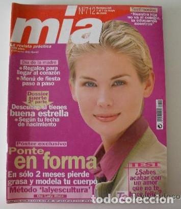 Coleccionismo de revistas y peri&oacute;dicos: mia n 712--1-7 may 2000-ponte en forma pierde grasa-test sabes acabar con amor-dia madre regalos