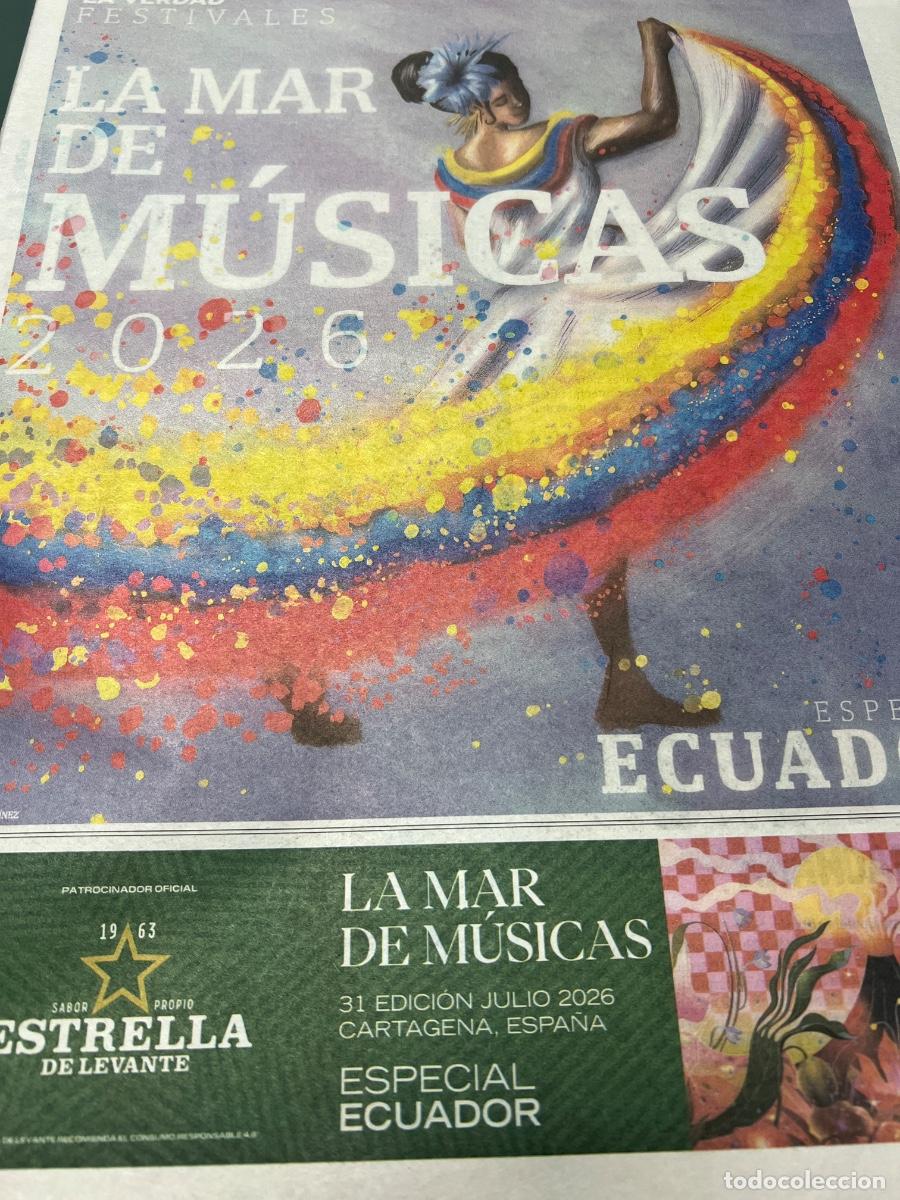 Collection Magazines and Newspapers: LA MAR DE M&Uacute;SICAS 2026 CARTAGENA RUB&Eacute;N BLADES LA NI&Ntilde;A PACO MART&Iacute;N JUDELINE SISTEMA NERVIOSO BANDALOS