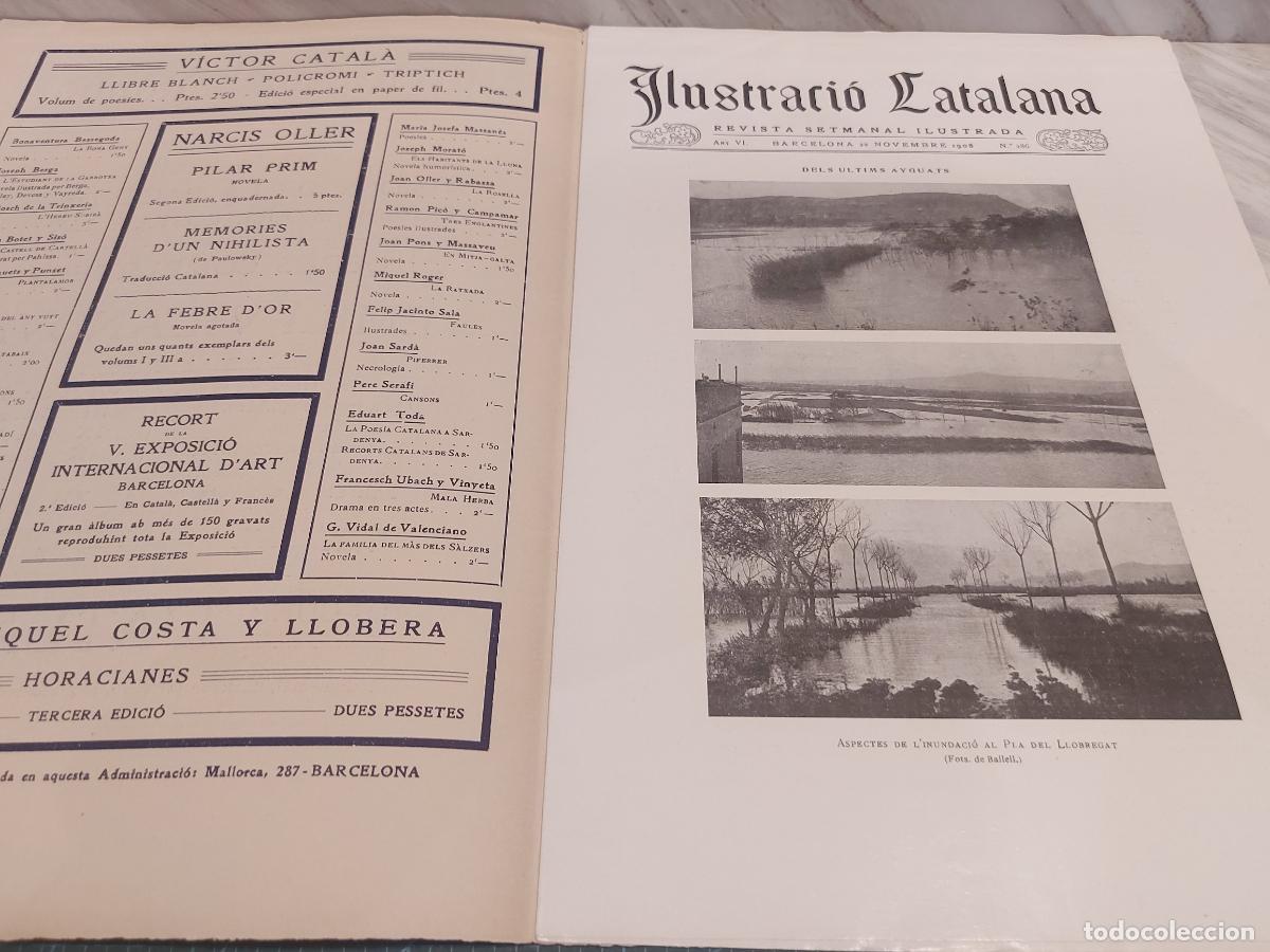 Coleccionismo de revistas y peri&oacute;dicos: ILUSTRACI&Oacute; CATALANA | N.&ordm; 286 | 1908 | INUNDACIONES LLOBREGAT | ANT&Aacute;RTIDA | PREMI&Agrave; DE MAR