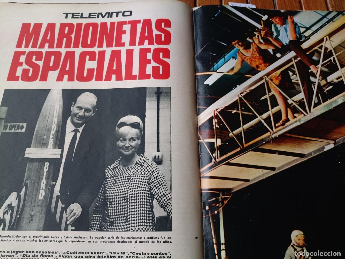 Coleccionismo de revistas y peri&oacute;dicos: GUARDIANES DEL ESPACIO, THUNDERBIRDS, SERIE DE MARIONETAS EN TELEVISI&Oacute;N ESPA&Ntilde;OLA. 6 P&Aacute;GINAS DE 1967