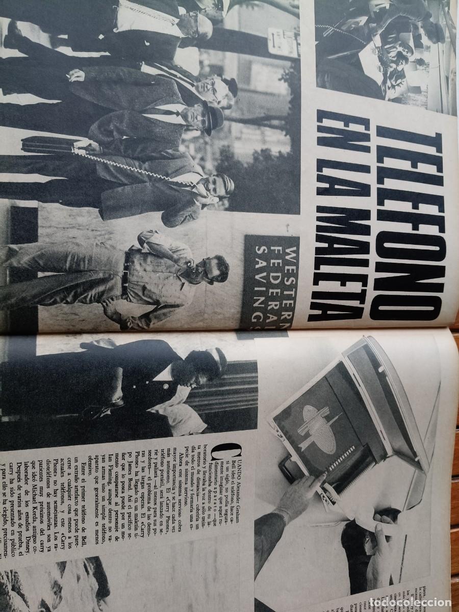 Coleccionismo de revistas y peri&oacute;dicos: PRIMEROS TEL&Eacute;FONOS M&Oacute;VILES, EN MALETA. ART&Iacute;CULO DE TRIUNFO 1967