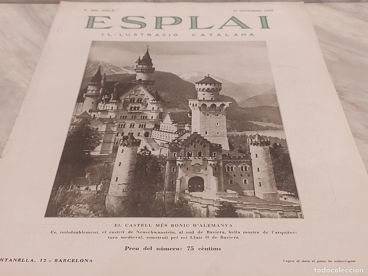 Sammeln von Zeitschriften und Zeitungen: 1935 !! | REVISTA ESPLAI | N.&ordm; 206 | CASTILLO NEUSCHWANSTEIN | MARINA ALEMANA | BLANES