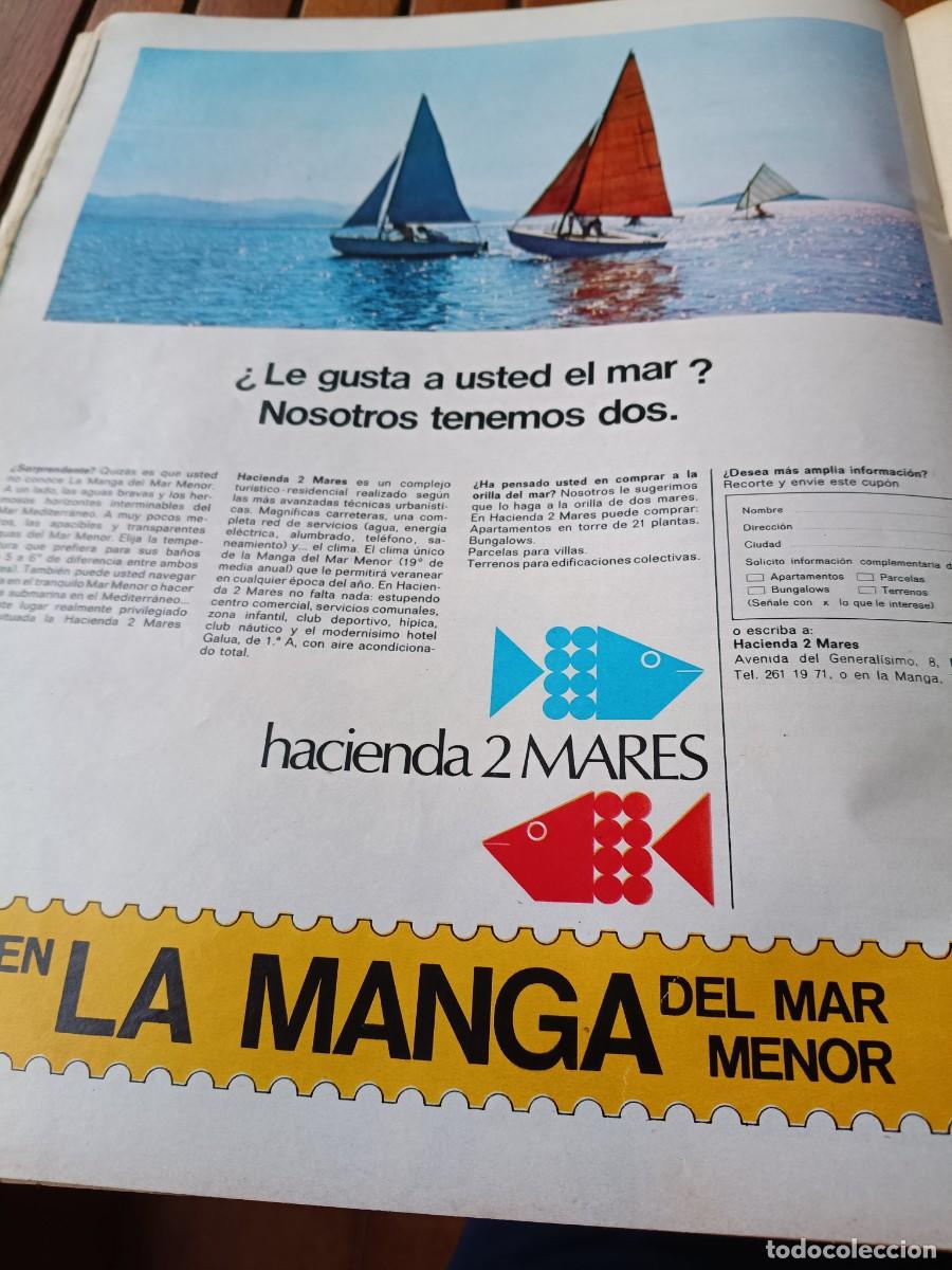 Collectionnisme de Revues et Journaux: PUBLICIDAD. ANUNCIO DE URBANIZACI&Oacute;N HACIENDA 2 MARES EN LA MANGA DEL MAR MENOR. 26X34 CM. 1967