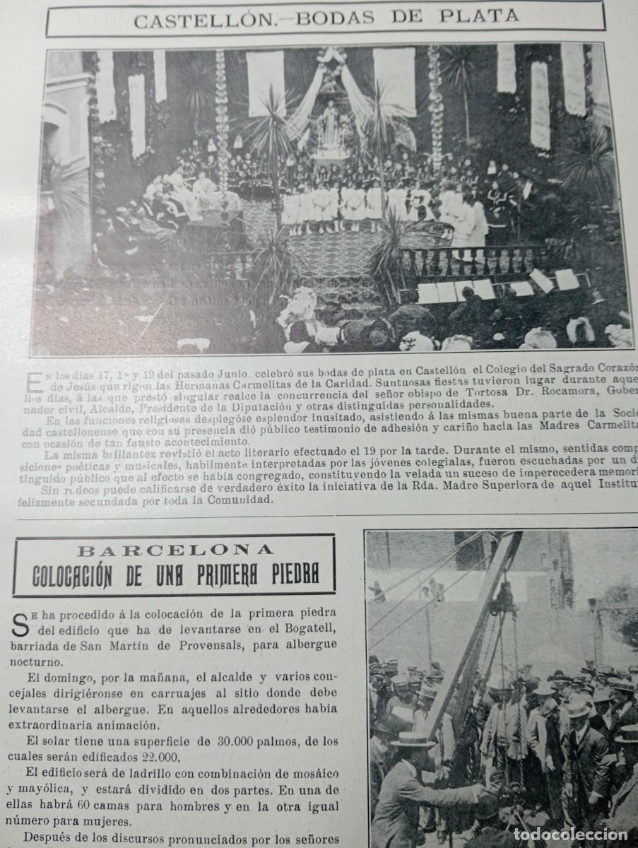 Coleccionismo de revistas y peri&oacute;dicos: REVISTA A&Ntilde;O 1909 COLEGIO DE SAN LUIS BARCELONA BAZTAN ARIZCUN COLEGIO DE CASTELLON
