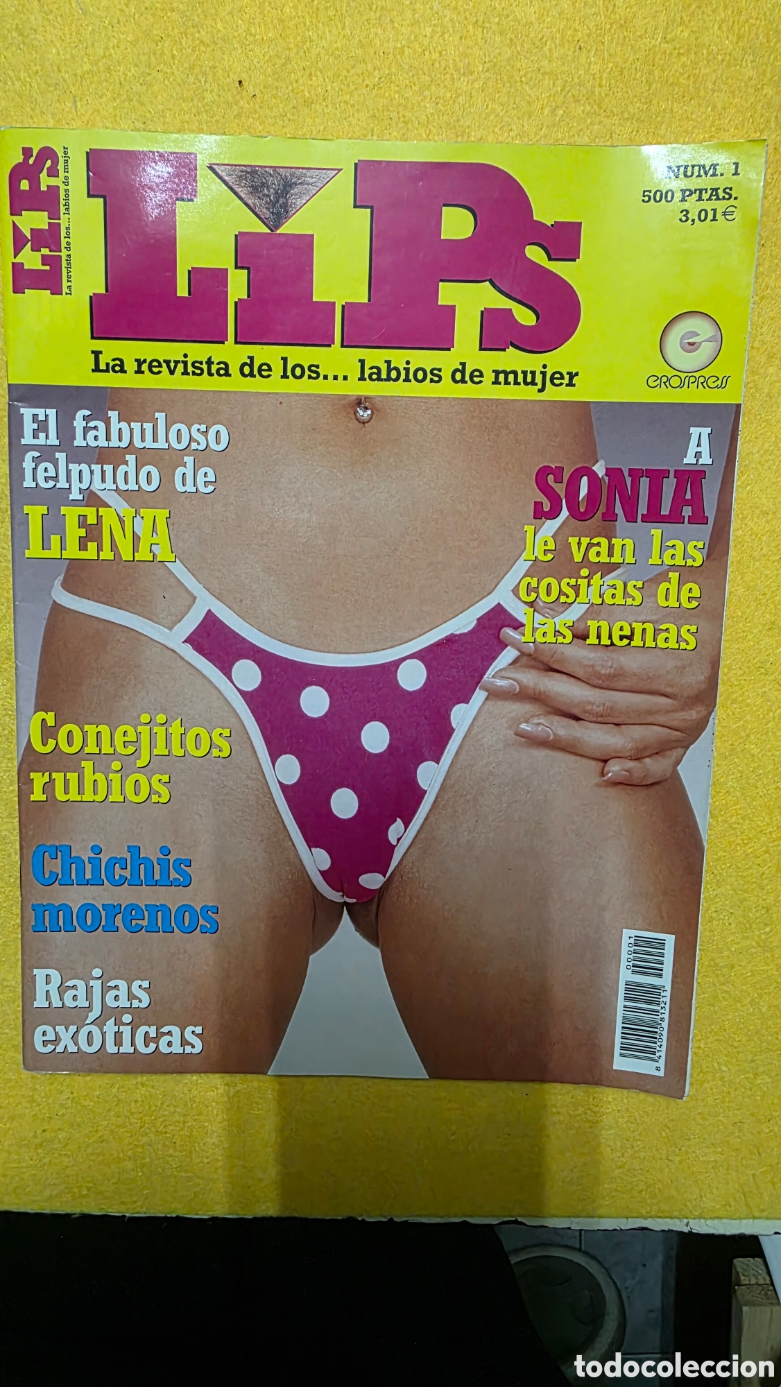 Coleccionismo de revistas y peri&oacute;dicos: Lips la revista de los ... labios de mujer- revista er&oacute;tica solo para adultos