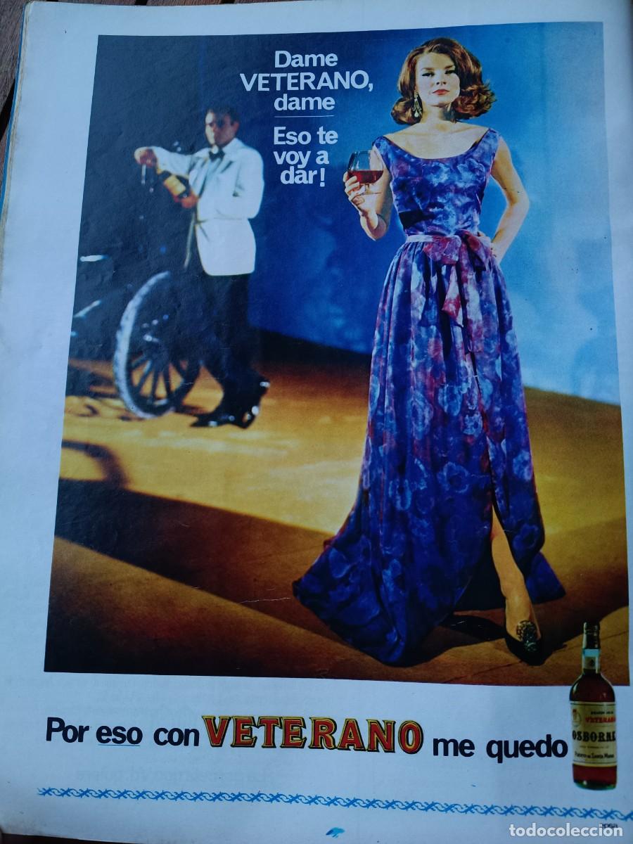 Coleccionismo de revistas y peri&oacute;dicos: PUBLICIDAD VINTAGE. ANUNCIO BRANDY VETERANO DE OSBORNE. 26X34 CM. 1967
