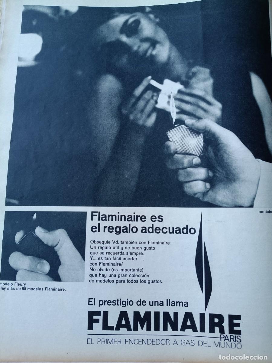 Coleccionismo de revistas y peri&oacute;dicos: PUBLICIDAD VINTAGE. ANUNCIO DE ENCENDEDOR FLAMINAIRE. 26X34 CM. 1967
