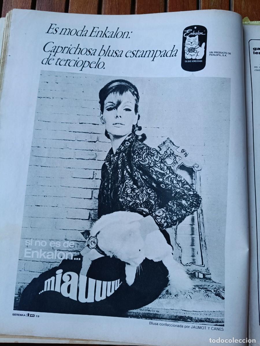 Coleccionismo de revistas y peri&oacute;dicos: PUBLICIDAD VINTAGE. ANUNCIO DE MODA ENKALON. 26X34 CM. 1967