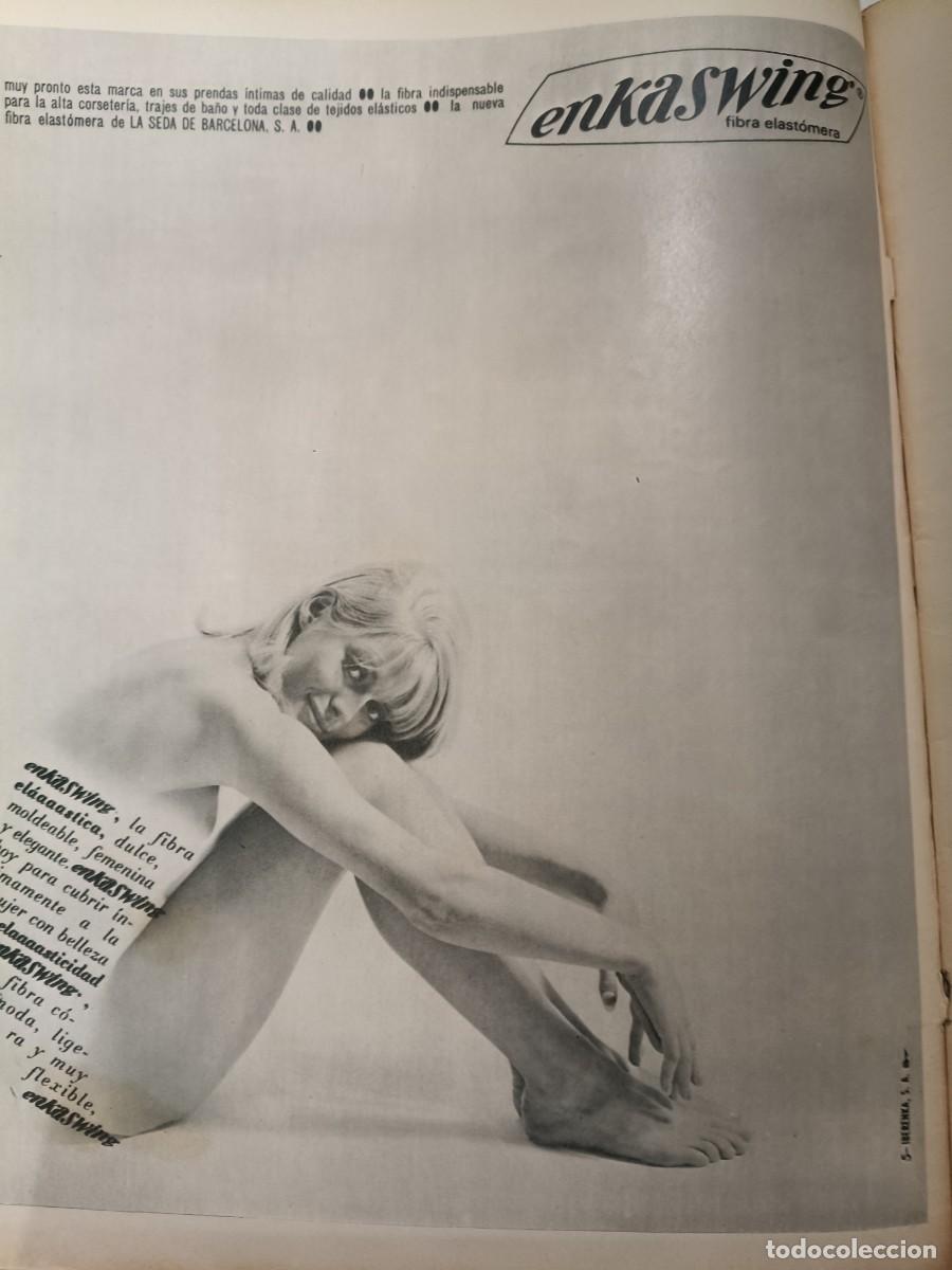 Coleccionismo de revistas y peri&oacute;dicos: PUBLICIDAD VINTAGE. ANUNCIO DE ENKASWING, FIBRA EL&Aacute;STICA, LA SEDA DE BARCELONA. 26X34 CM. 1967