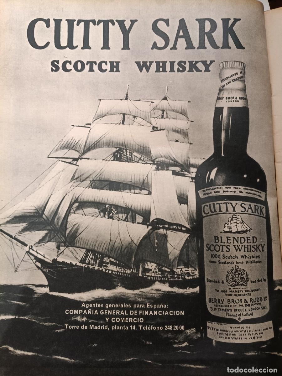 Coleccionismo de revistas y peri&oacute;dicos: PUBLICIDAD VINTAGE. ANUNCIO DE WHISKY CUTTY SARK. 26X34 CM. 1967