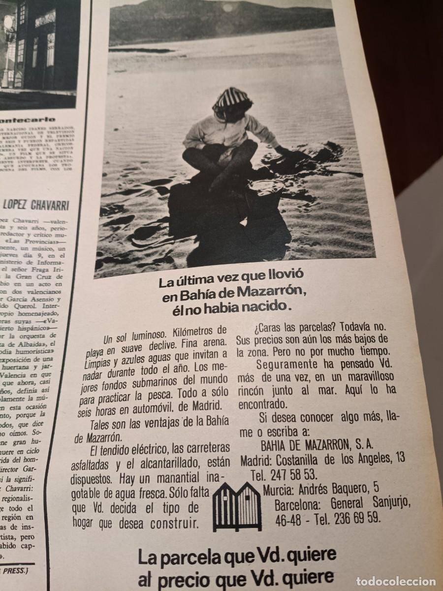 Coleccionismo de revistas y peri&oacute;dicos: PUBLICIDAD VINTAGE. ANUNCIO DE URBANIZACI&Oacute;N BAHIA DE MAZARRON, MURCIA. 13X34 CM. 1967