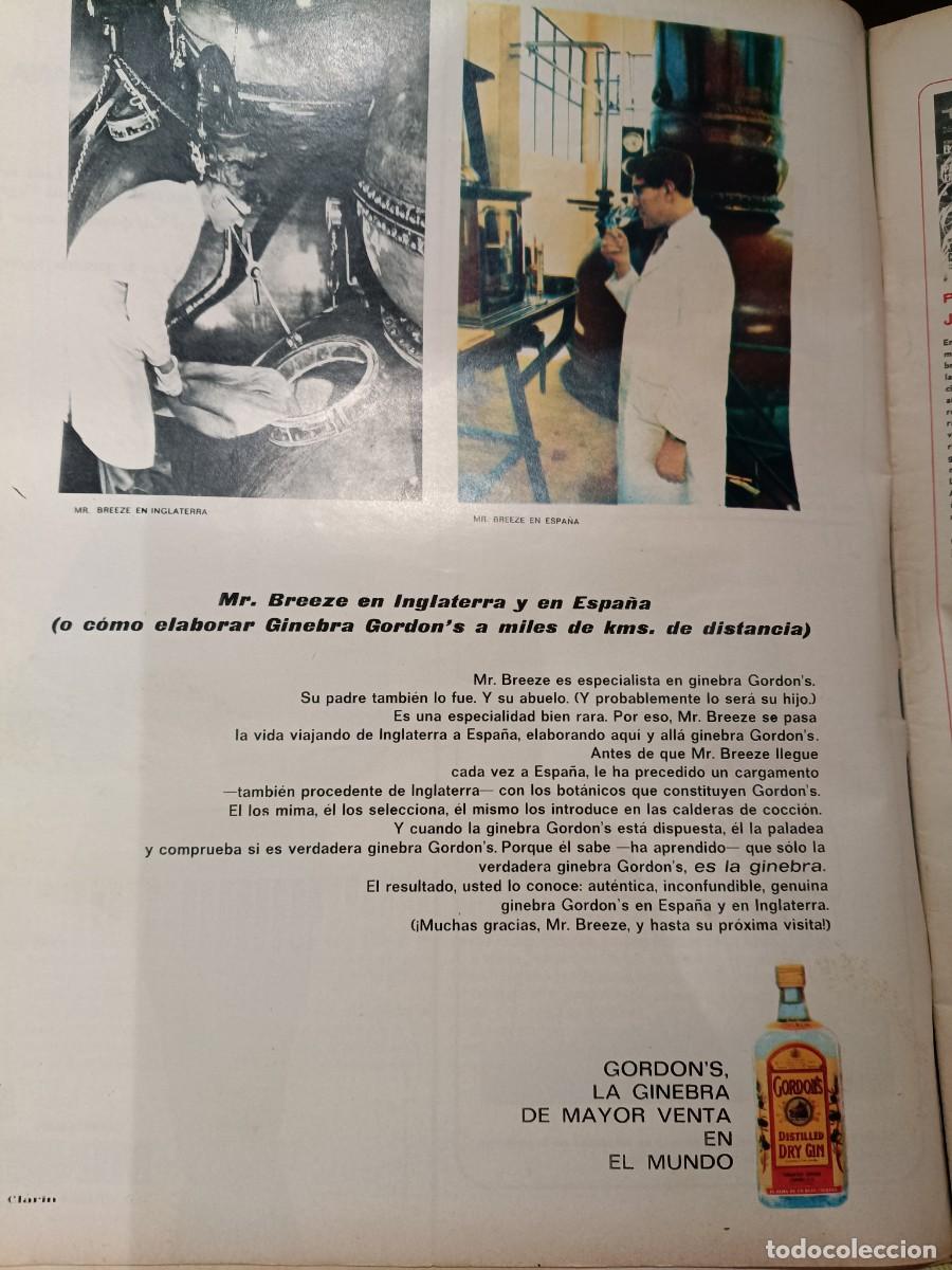 Coleccionismo de revistas y peri&oacute;dicos: PUBLICIDAD VINTAGE. ANUNCIO DE GINEBRA DRY GIN GORDON'S. 26X34 CM. 1967