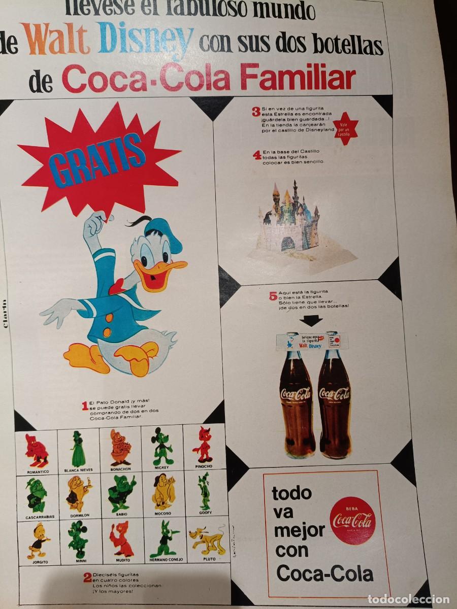 Coleccionismo de revistas y peri&oacute;dicos: PUBLICIDAD VINTAGE. ANUNCIO DE COCA-COLA REGALO DE FIGURITAS DE DISNEY. 26X34 CM. 1967