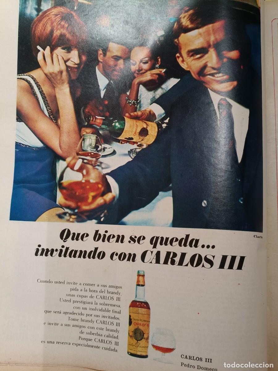 Coleccionismo de revistas y peri&oacute;dicos: PUBLICIDAD VINTAGE. ANUNCIO DE BRANDY CARLOS III. 26X34 CM. 1967