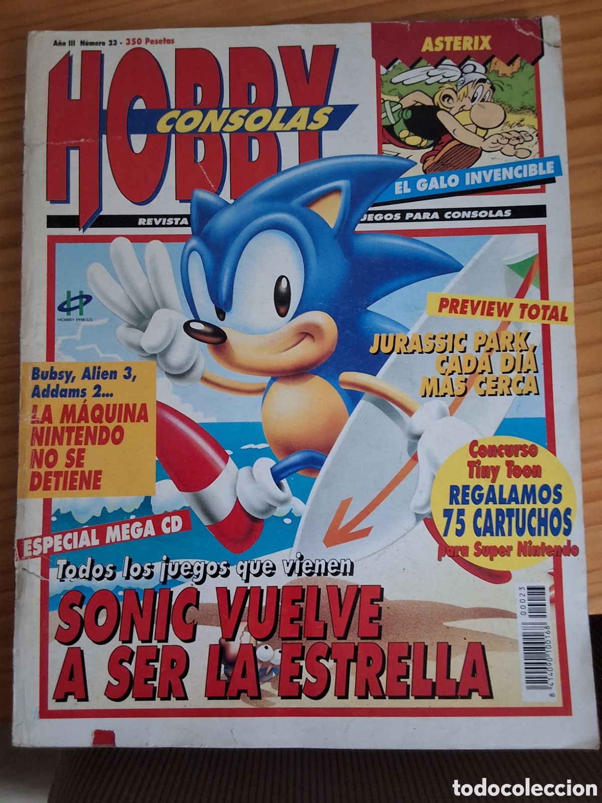 Coleccionismo de revistas y peri&oacute;dicos: Hobby consolas revista n&uacute;mero 23 a&ntilde;o 1993/8