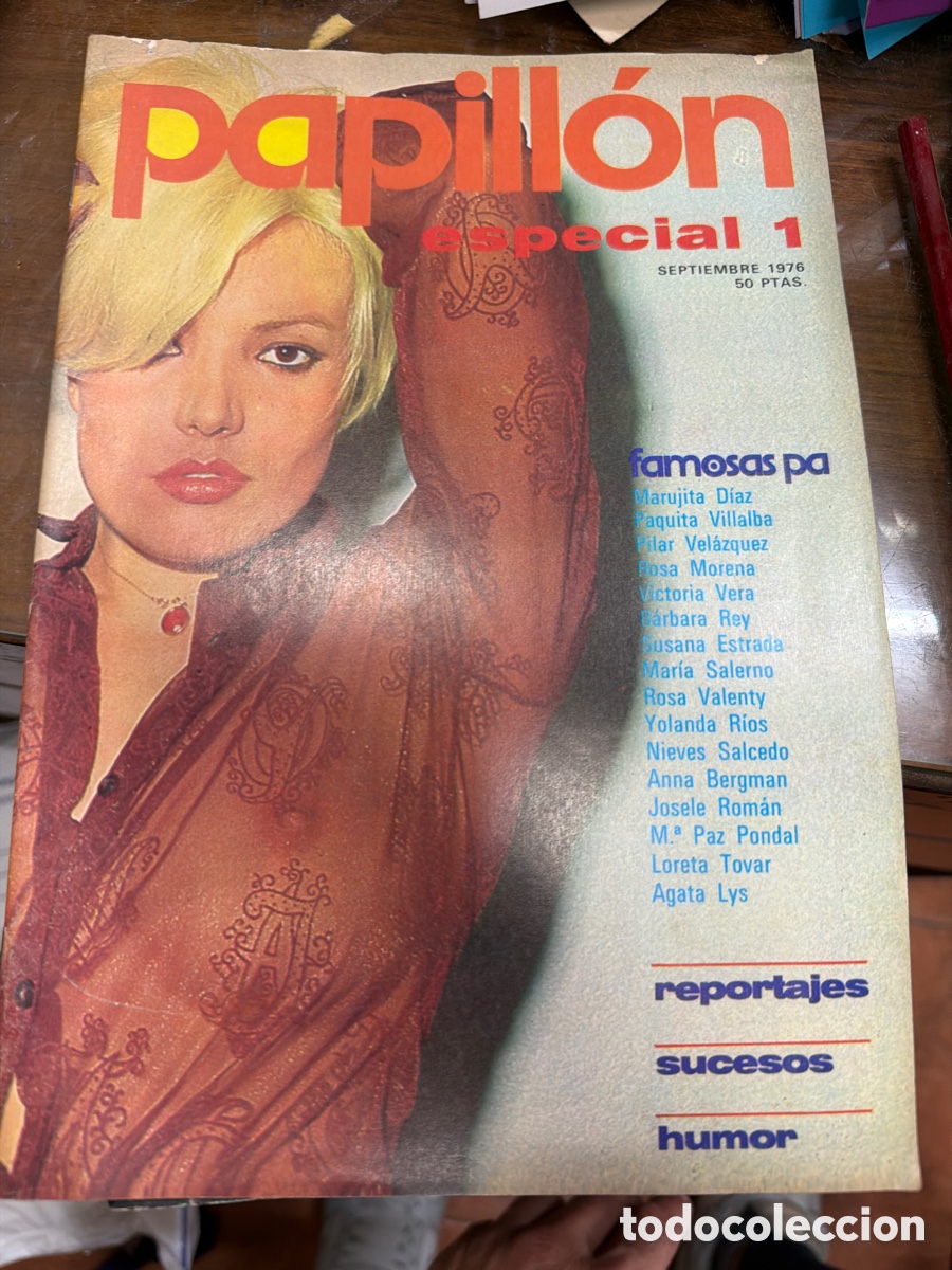 Coleccionismo de revistas y peri&oacute;dicos: Lote de 4 revistas er&oacute;ticas porno.papillon.edicion espa&ntilde;ola.a&ntilde;o 1976.edici&oacute;n especial.