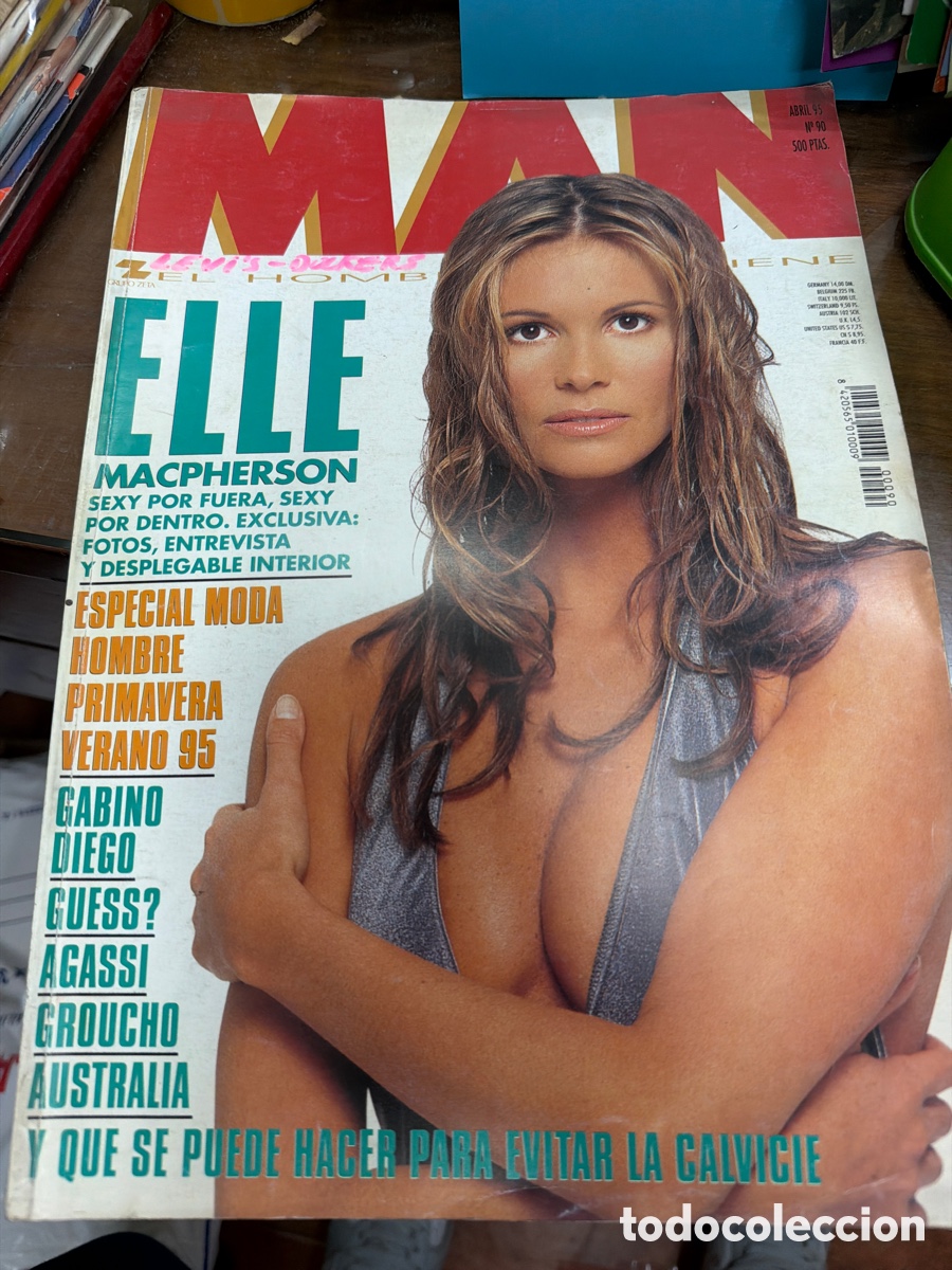 Coleccionismo de revistas y peri&oacute;dicos: Lote de 6 revistas er&oacute;ticas.MAN.edici&oacute;n espa&ntilde;ola.a&ntilde;os 90