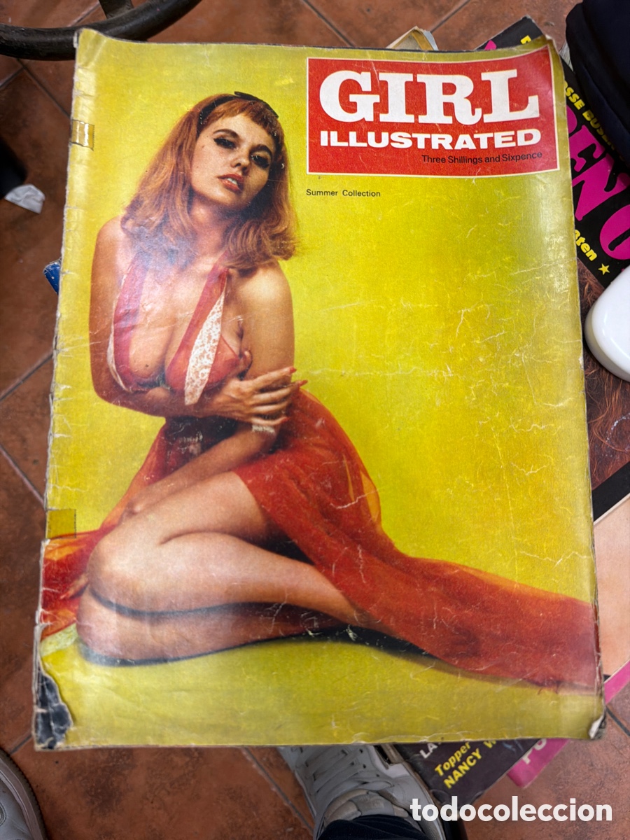 Coleccionismo de revistas y peri&oacute;dicos: Revista er&oacute;tica .GIRLS ILLUSTRATED.editado en Francia.a&ntilde;os 70.ilustrado
