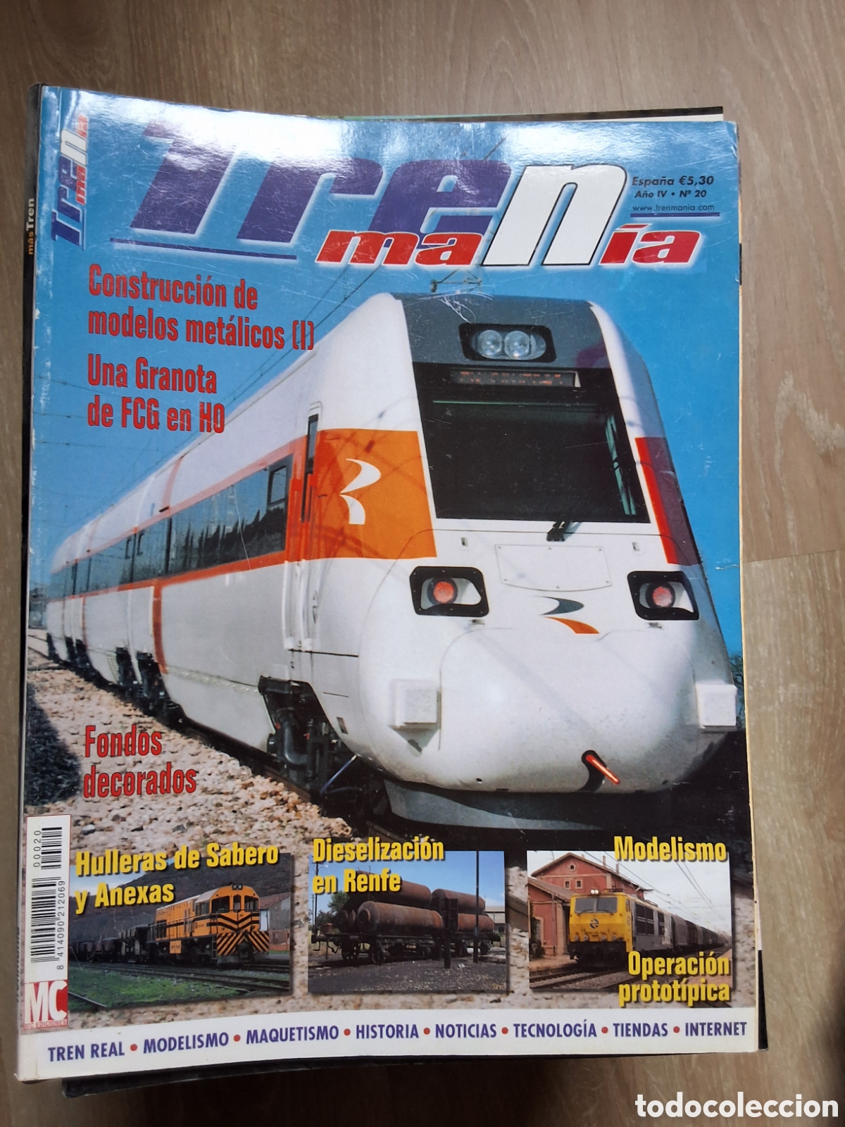 Coleccionismo de revistas y peri&oacute;dicos: Tren mania revista modelismo n&uacute;mero 20 a&ntilde;o 2004/6 edita MC
