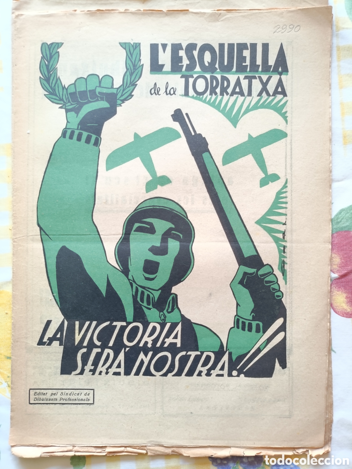 Coleccionismo de revistas y peri&oacute;dicos: L'Esquella de la Torratxa n&ordm; 2990 de 1936 Guerra Civil Esquella