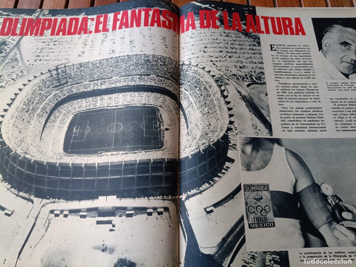 Coleccionismo de revistas y peri&oacute;dicos: OLIMPIADA DE M&Eacute;XICO: EL FANTASMA DE LA ALTURA. REPORTAJE P&Aacute;GINAS DE TRIUNFO 1967