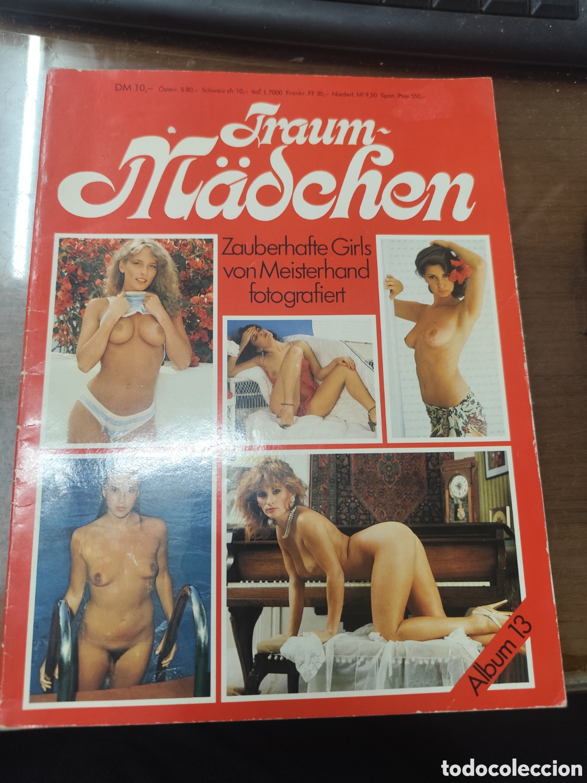 Coleccionismo de revistas y peri&oacute;dicos: Revista Erotica alemana traum madchen album n.13. a&ntilde;o 1985