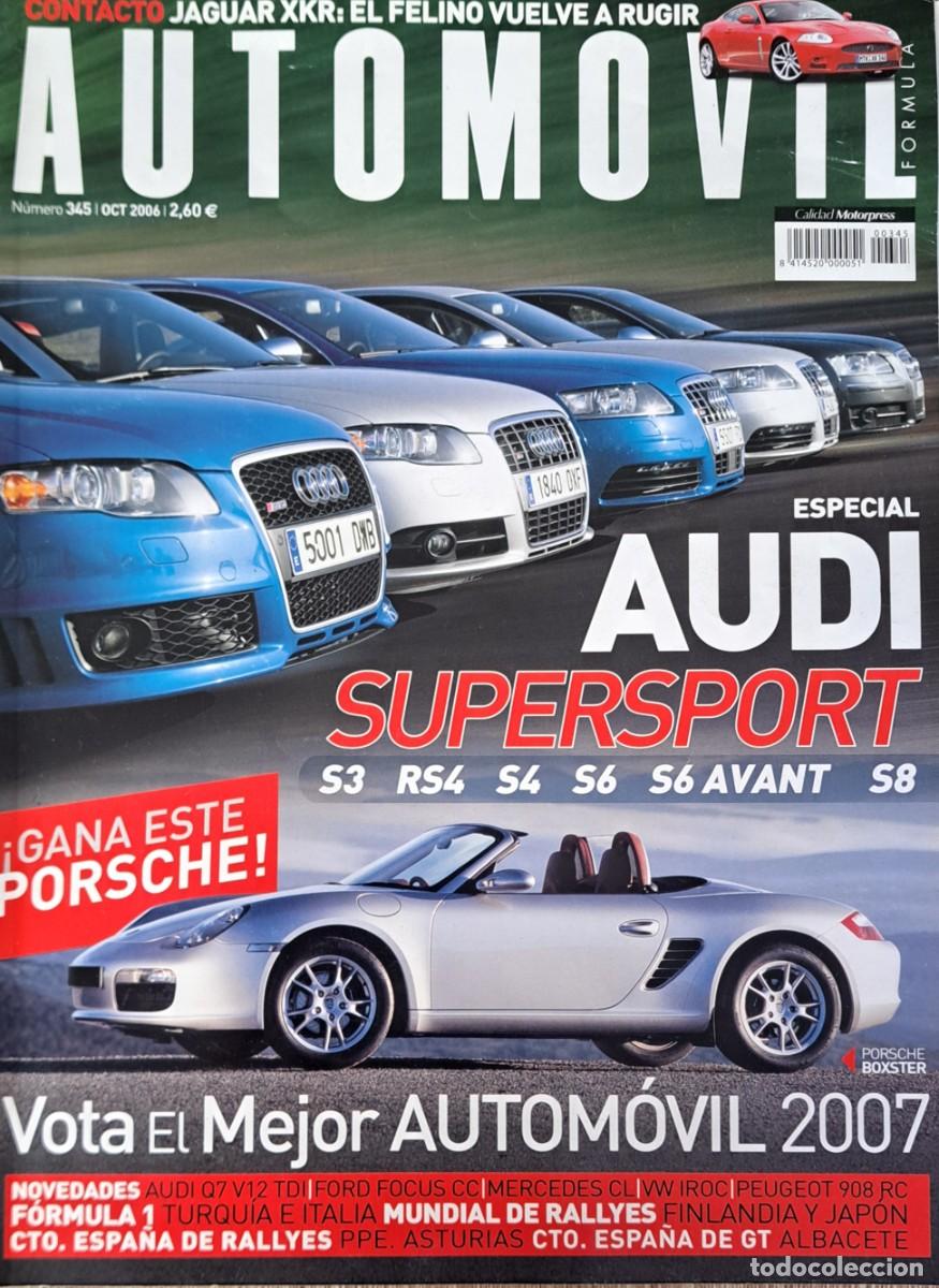 Coleccionismo de revistas y peri&oacute;dicos: n&uacute;mero 345 de la revista Autom&oacute;vil, publicada en octubre de 2006.