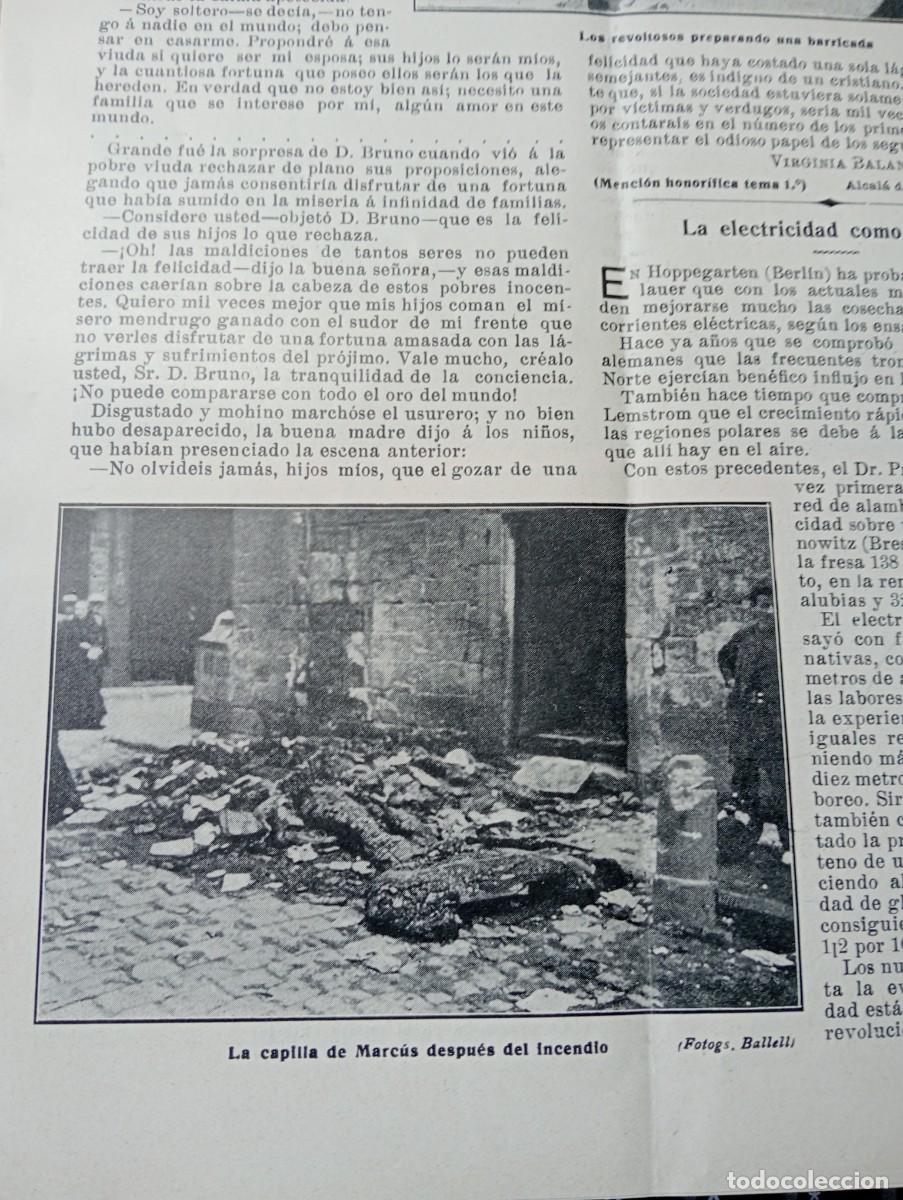 Collection Magazines and Newspapers: REVISTA A&Ntilde;O 1909 SEMANA TRAGICA CAPILLA DE MARCUS SANTALO ESCOLAPIOS SALESIANOS SANTA MADRONA