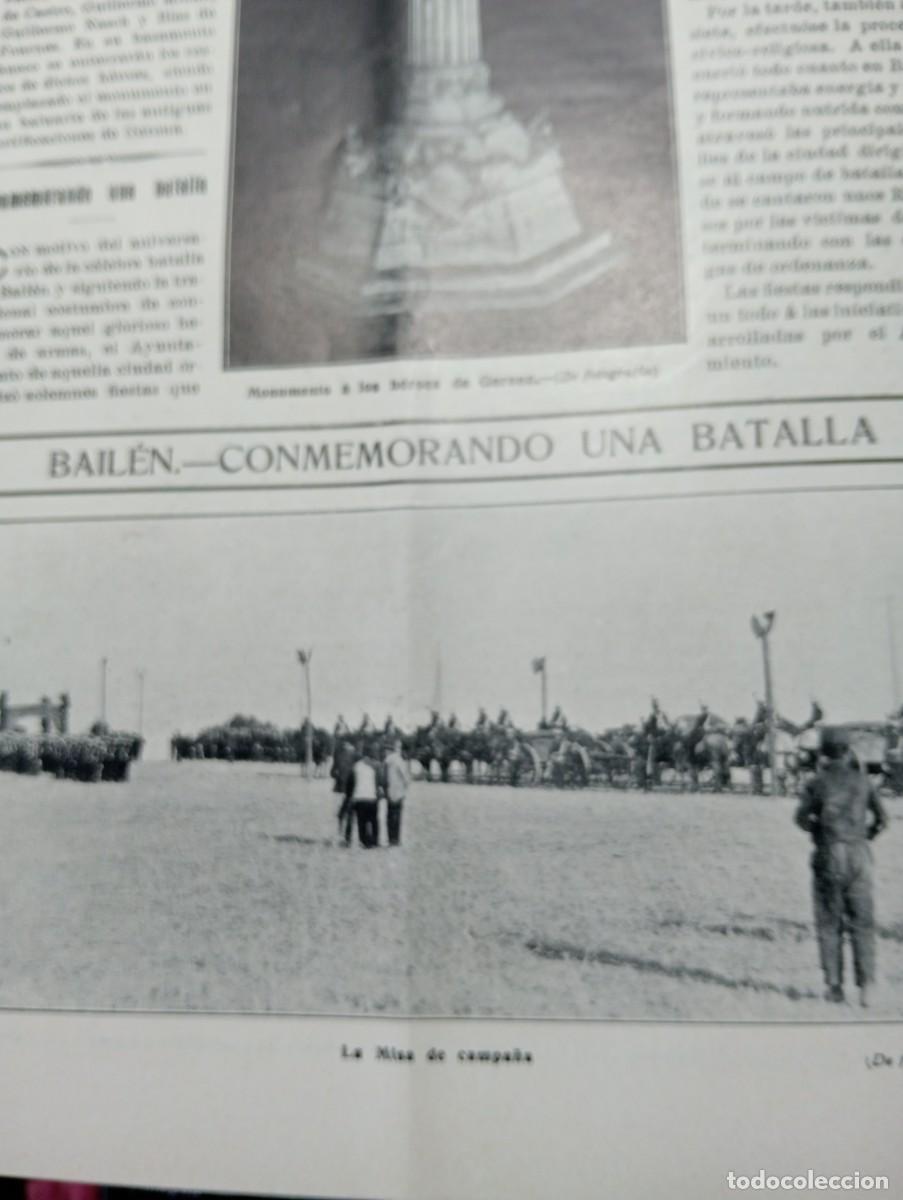 Coleccionismo de revistas y peri&oacute;dicos: REVISTA A&Ntilde;O 1909 BAILEN LA TRAVESIA DEL CANAL DE LA MANCHA EN AVION POR BLERIOT PRIMERA VEZ