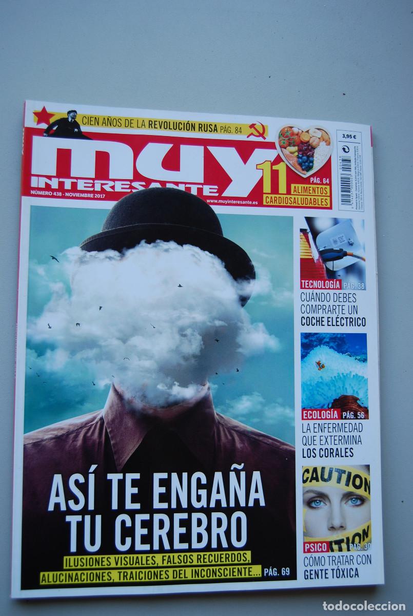Coleccionismo de revistas y peri&oacute;dicos: MUY INTERESANTE.NUM.438- 2017 : TU CEREBRO TE ENGA&Ntilde;A-REVOLUCION RUSA-COCHE ELECTRICO-CORALES