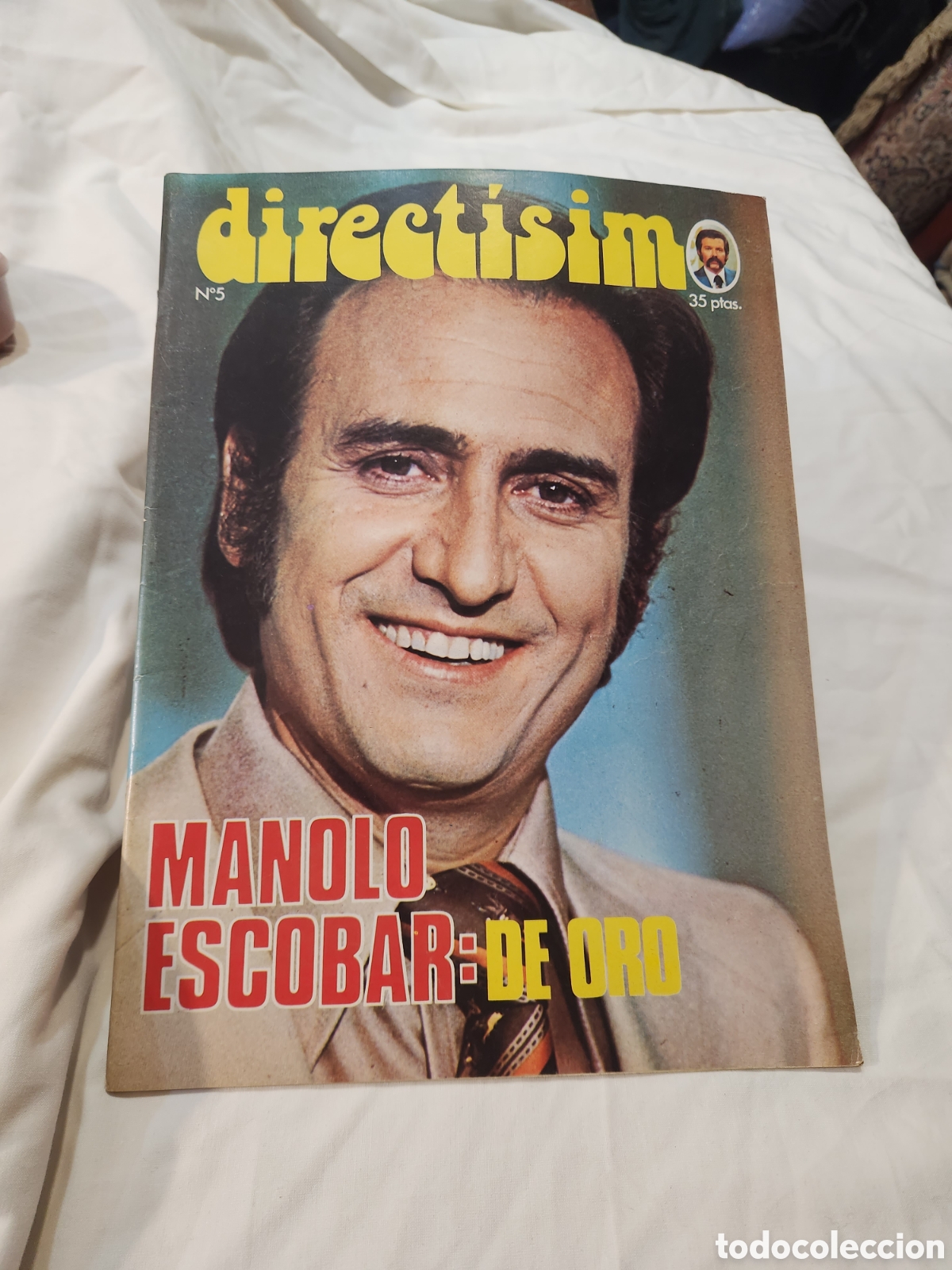 Coleccionismo de revistas y peri&oacute;dicos: REVISTA DIRECTISIMO N&deg; 5 MANOLO ESCOBAR. POSTER SILA MONTENEGRO.