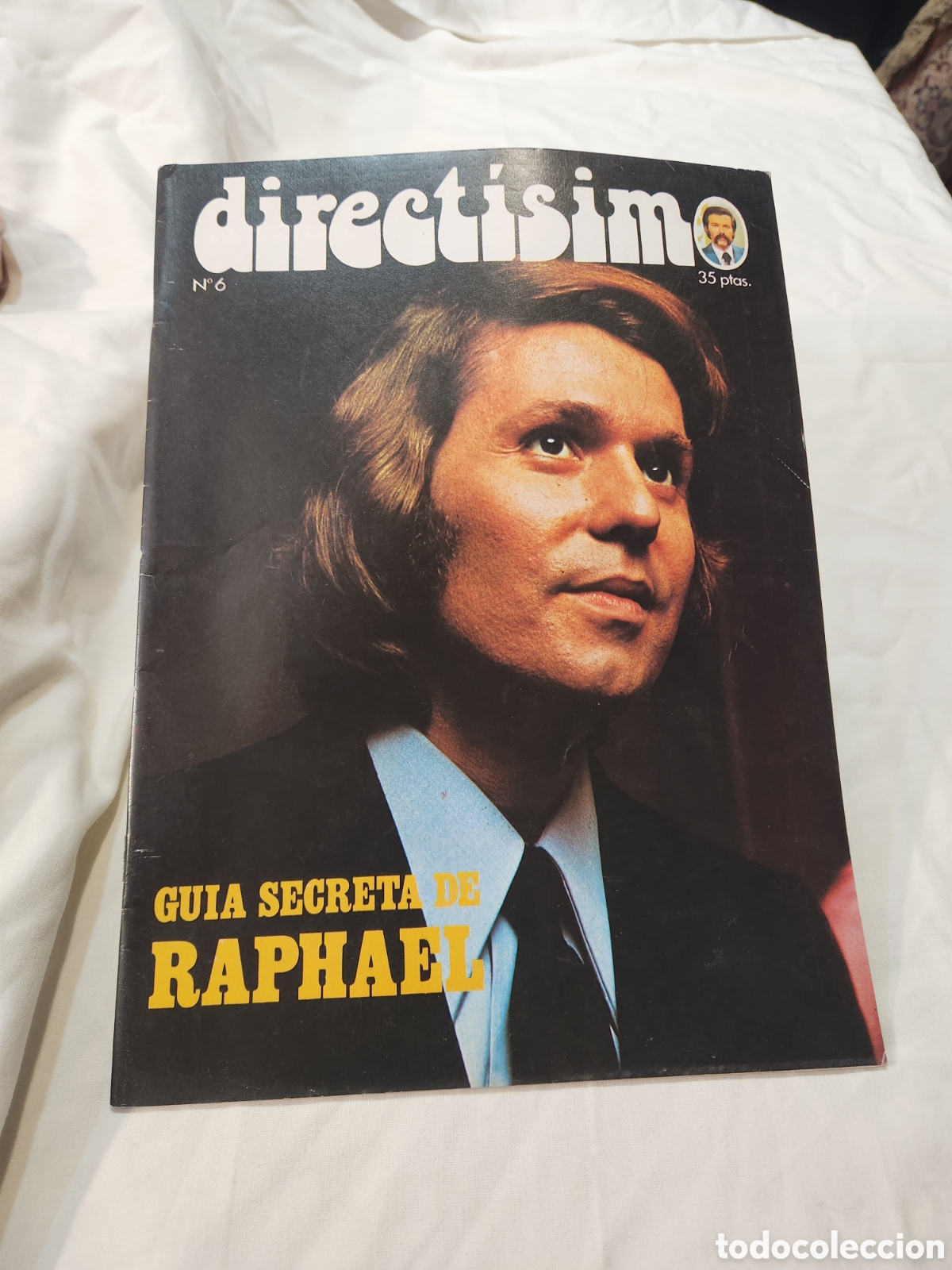 Coleccionismo de revistas y peri&oacute;dicos: REVISTA DIRECTISIMO N&deg; 6. RAPHAEL. 2 POSTERS : MASSIEL CON FIRMA Y MARIA ALBAICIN. RTVE 1975.