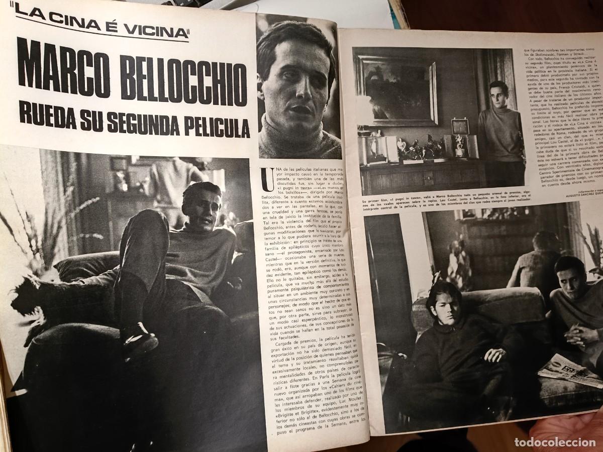 Coleccionismo de revistas y peri&oacute;dicos: MARCO BELLOCCHIO RUEDA LA PEL&Iacute;CULA LA CINA &Eacute; VICINA. ART&Iacute;CULO DE TRIUNFO 1967