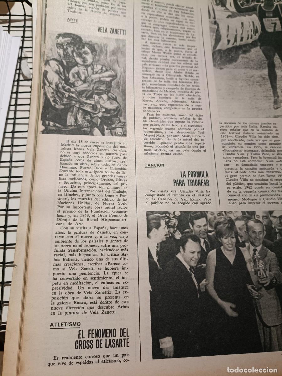 Coleccionismo de revistas y peri&oacute;dicos: EL FEN&Oacute;MENO DEL CROSS DE LASARTE. PEQUE&Ntilde;O ART&Iacute;CULO DE TRIUNFO 1967