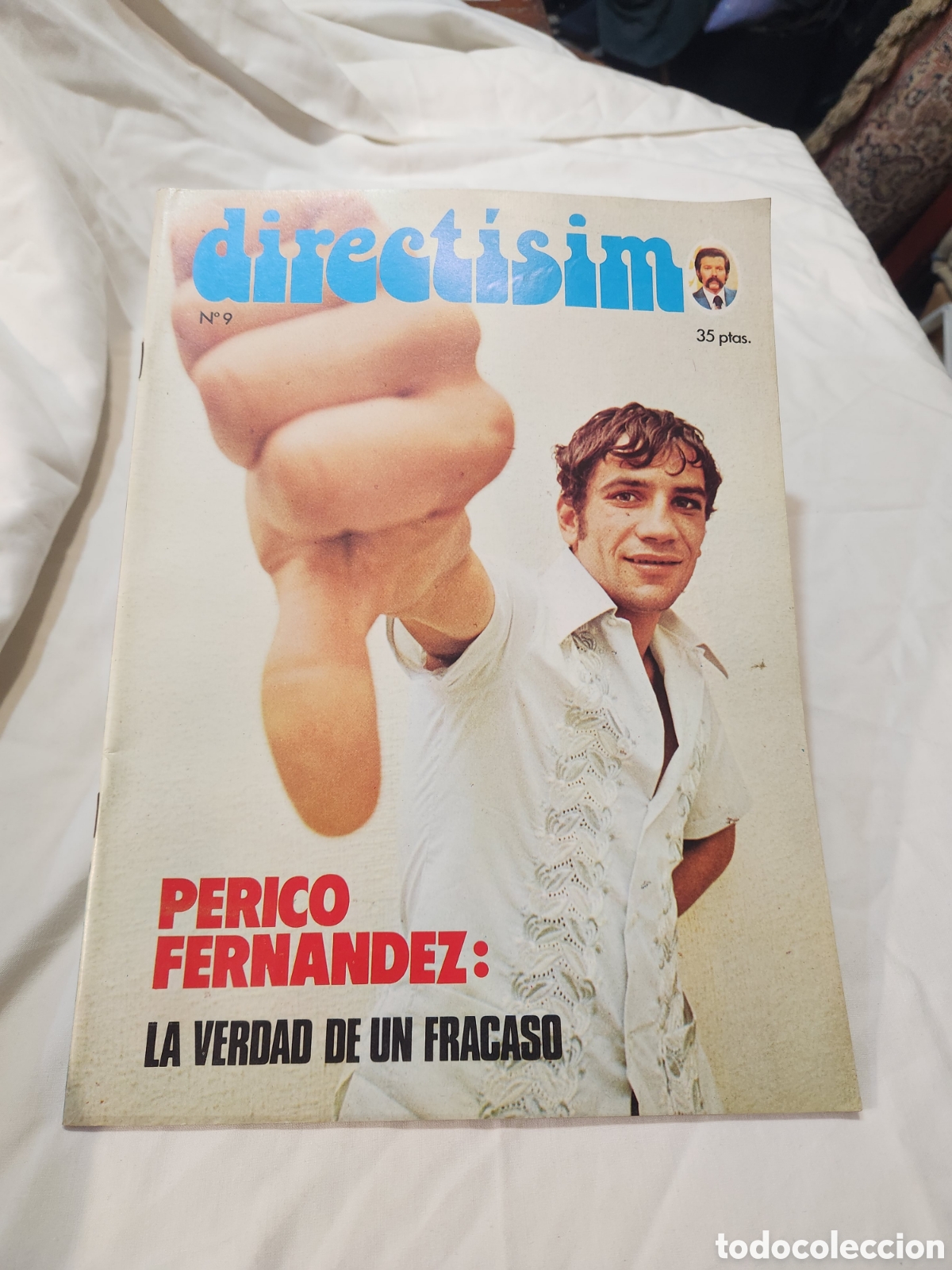 Coleccionismo de revistas y peri&oacute;dicos: REVISTA DIRECTISIMO N&deg; 9. PERICO FERN&Aacute;NDEZ. POSTERS DE ANTONIO MACHIN Y LUCHA VILLA. RTVE 1975