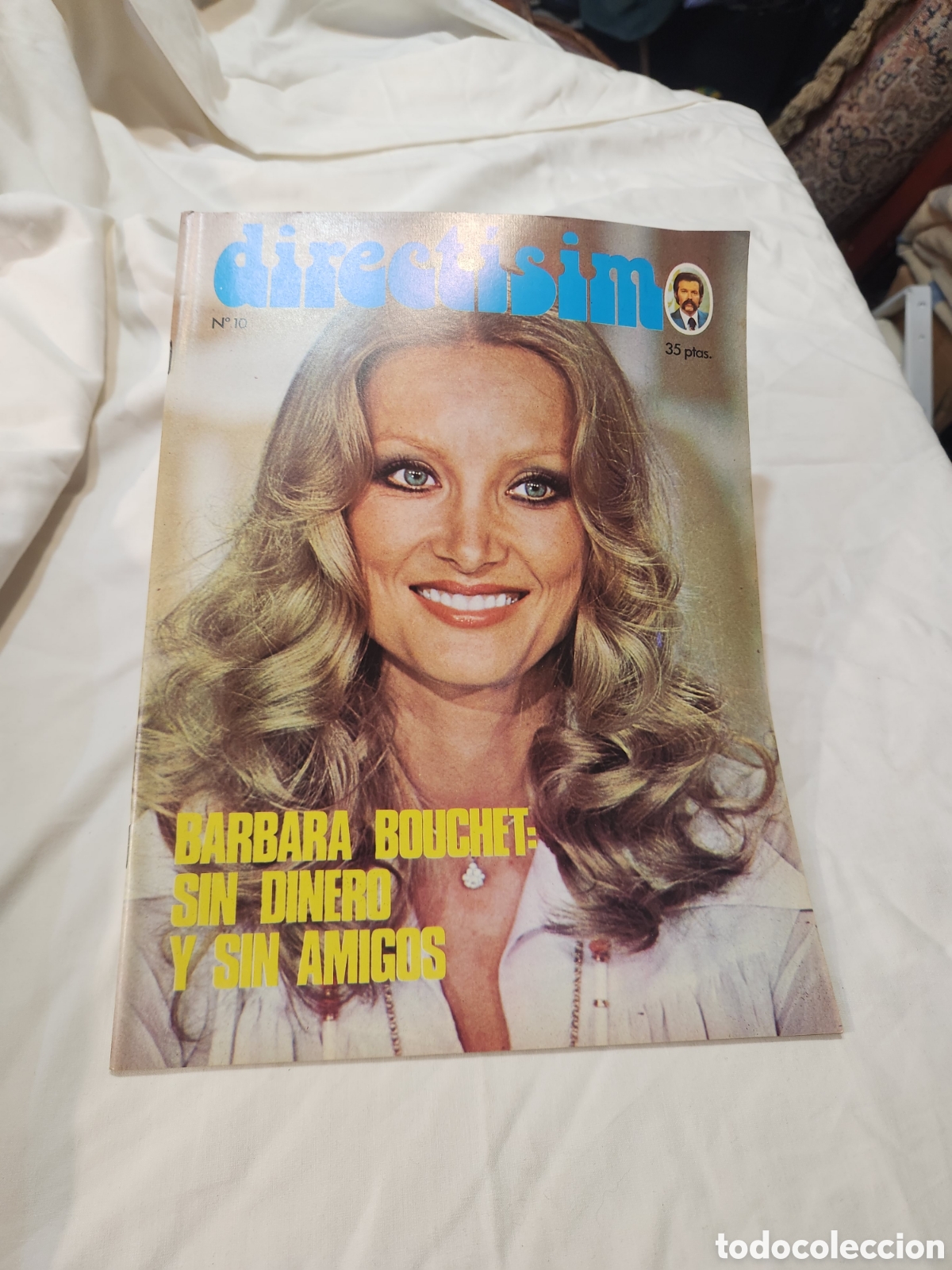 Coleccionismo de revistas y peri&oacute;dicos: REVISTA DIRECTISIMO N&deg;10 POSTER BARBARA BOUCHET Y SANDIE SHAW. RTVE 1975