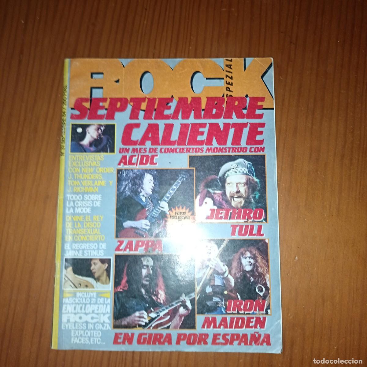 Coleccionismo de revistas y peri&oacute;dicos: REVISTA ROCK ESPEZIAL NUM 37