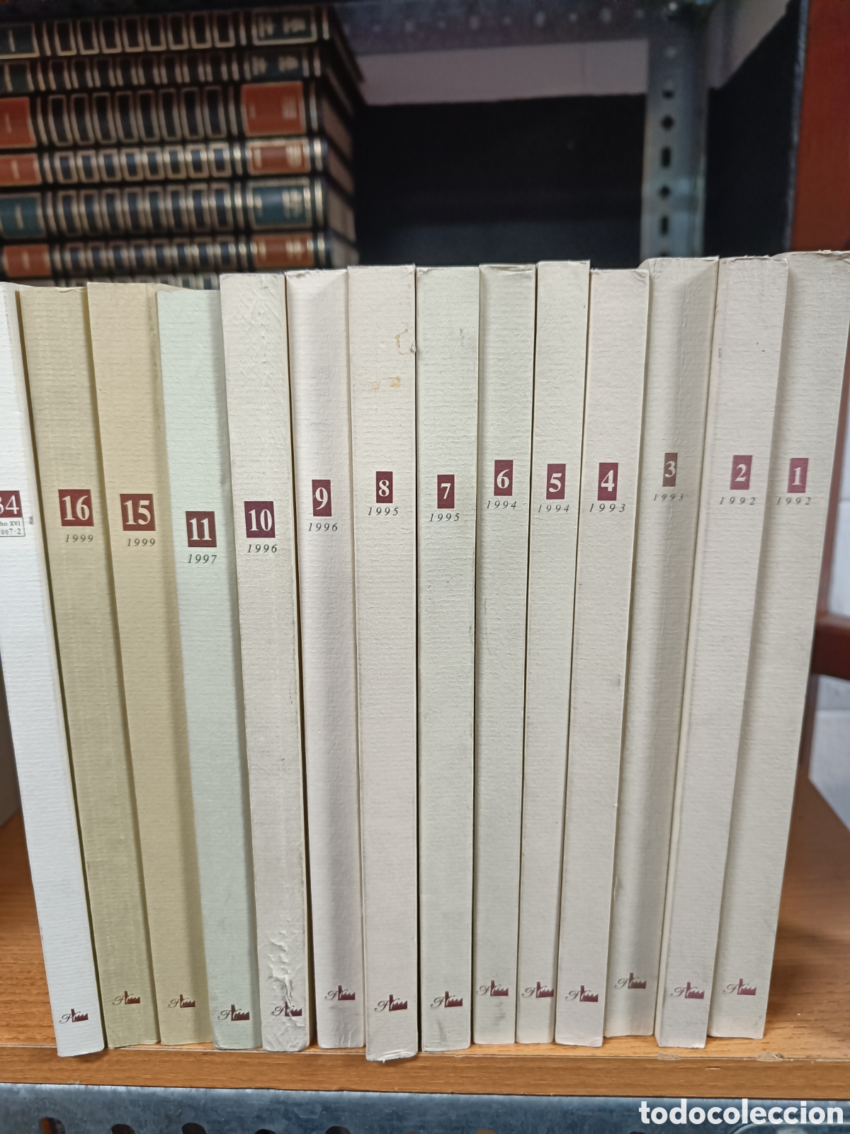 Coleccionismo de revistas y peri&oacute;dicos: LOTE 14 NUMEROS DE REVISTA DE HISTORIA INDUSTRIAL NS. 1-11, 15, 15 Y 34